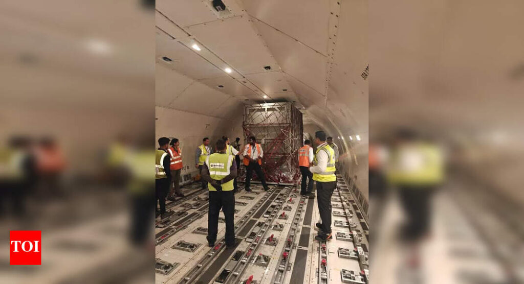 From Bengaluru to Osaka: Loaded in crates, Bannerughatta Biological Park’s 4 jumbos begin 20-hour flight trip | Bengaluru News From Bengaluru to Osaka: Loaded in crates, Bannerughatta Biological Park’s 4 jumbos begin 20-hour flight trip | Bengaluru News