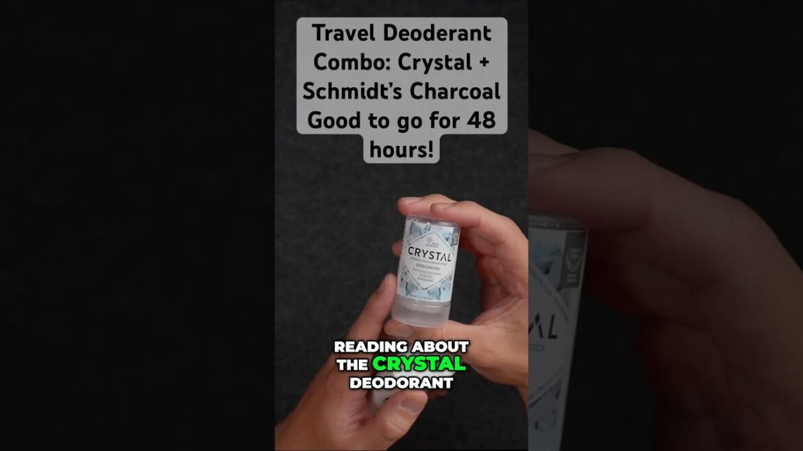 48-hour Travel Deodorant Combo for Japan! #travelessentials #onebagtravel #japantravel