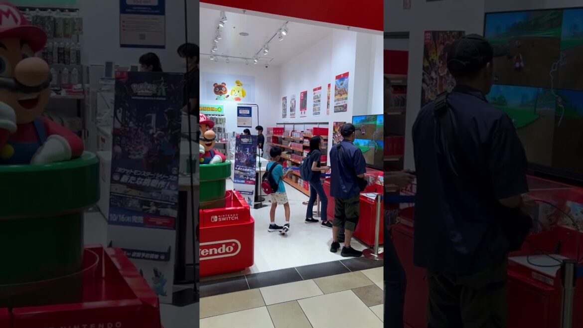 Made in Japan! Nintendo Store-Praco City Mall #japan #okinawa #travel