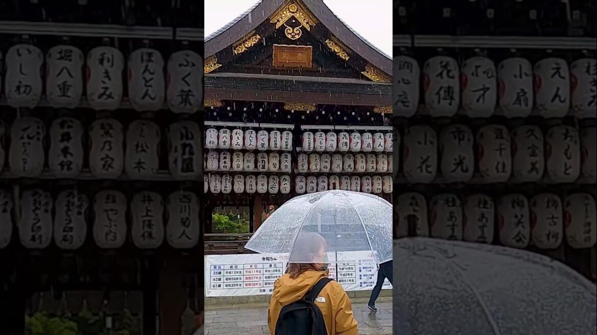 Kyoto’s Yasaka Shrine: Day vs. Night šÆšµ #shorts #Japan #travel Kyoto's Yasaka Shrine: Day vs. Night šÆšµ #shorts #Japan #travel