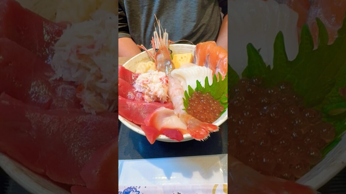 Best Kaisendon in Nijo Market, Sapporo #travel #japan #japanesefood #sushi #seafood