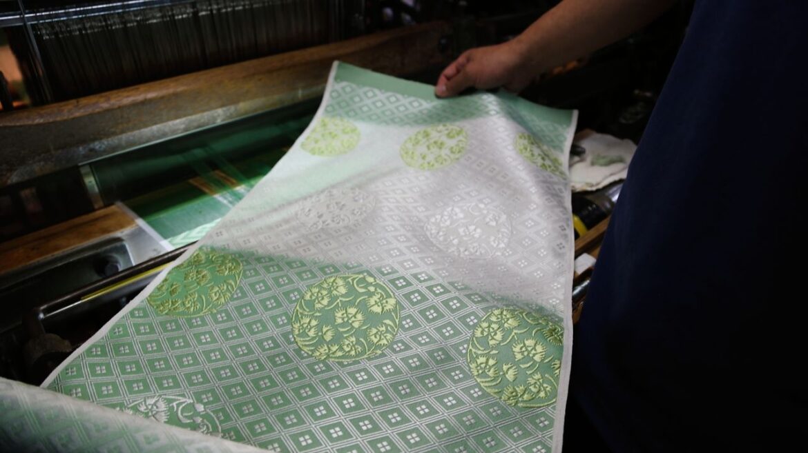 Tradition meets AI in Nishijinori weaving style from Japan’s ancient capital Tradition meets AI in Nishijinori weaving style from Japan's ancient capital