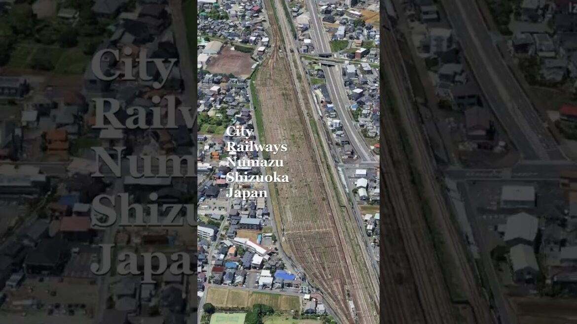 City Railways Numazu Shizuoka Japan 3D Google Earth