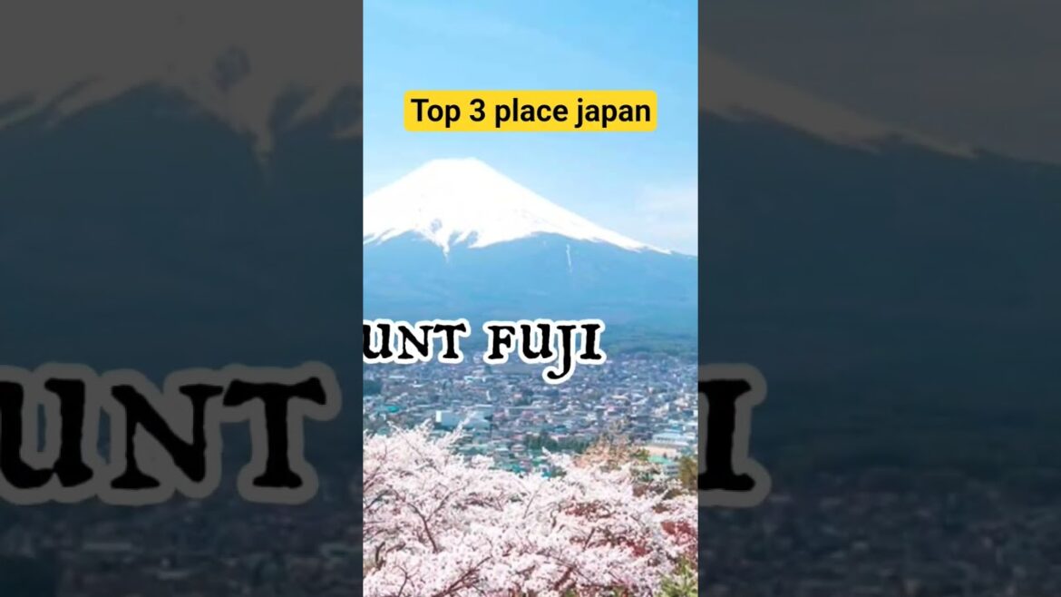 Top 3 tourist places 🗾 Japan / #japan #tour