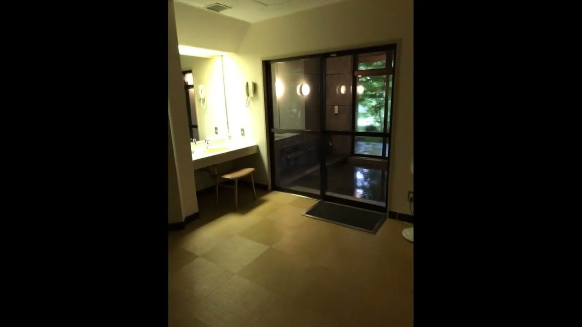 ゆと森俱楽部「さくら館の貸切風呂・かもしかの湯」（2022年6月）