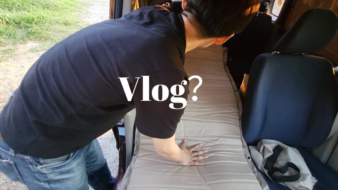 【VLOG始めました？】車中泊の快適な寝床づくりと糸島の絶景海岸！スマホとRODE Wireless Microで撮影 Season2 ep1
