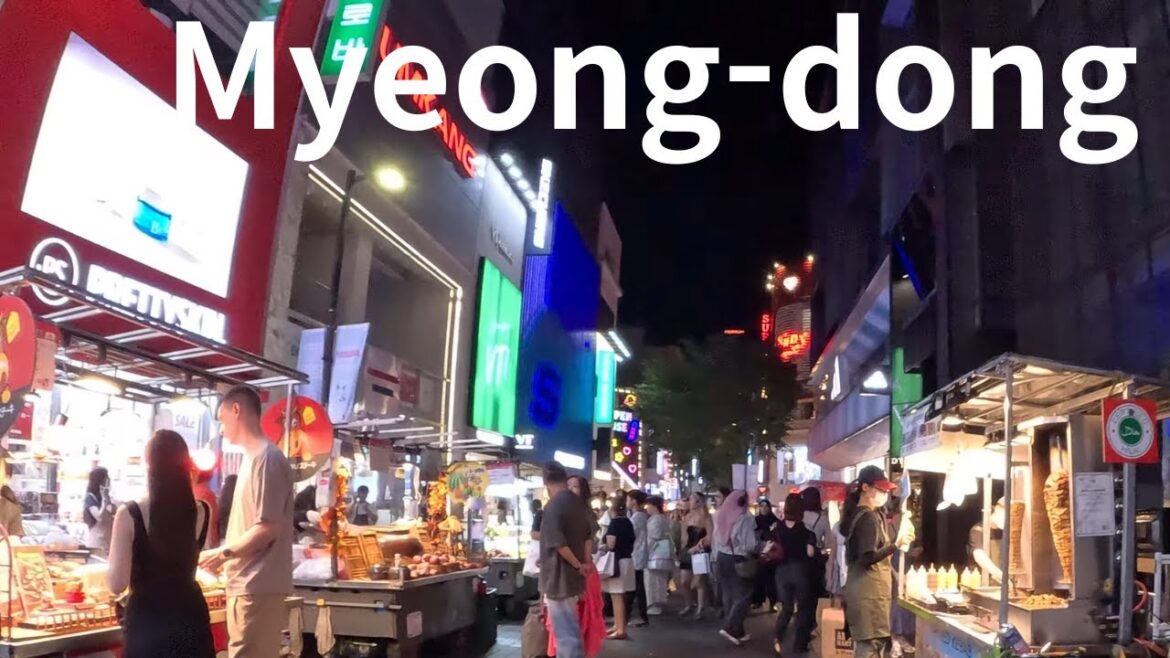 #444 [4K Ultra-wide video: Myeongdong food street in Seoul, Korea. Myeongdong# Walking# CityTour #444 [4K Ultra-wide video: Myeongdong food street in Seoul, Korea. Myeongdong# Walking# CityTour
