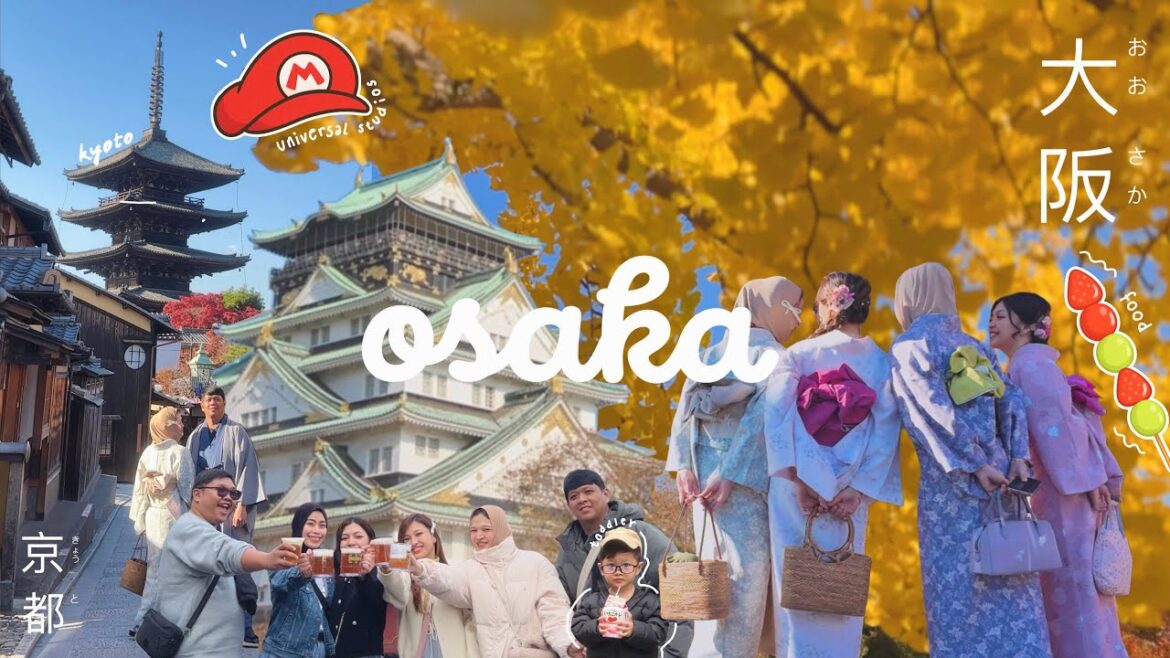 OSAKA JAPAN DECEMBER 2024 AUTUMN 🍁| A Day in Kyoto | Traveling with Toddler | Temperature and Outfit