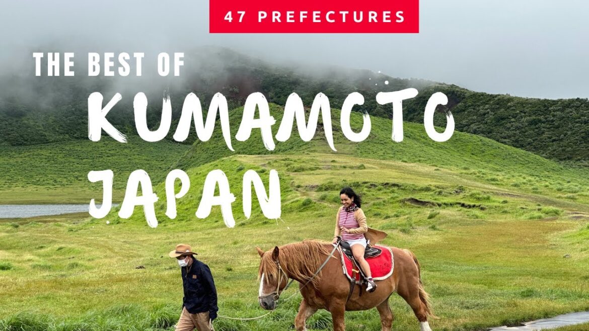Japan 47 Prefectures: Kumamoto Travel Vlog 🇯🇵 | Castle, Food & Aso Volcano Views