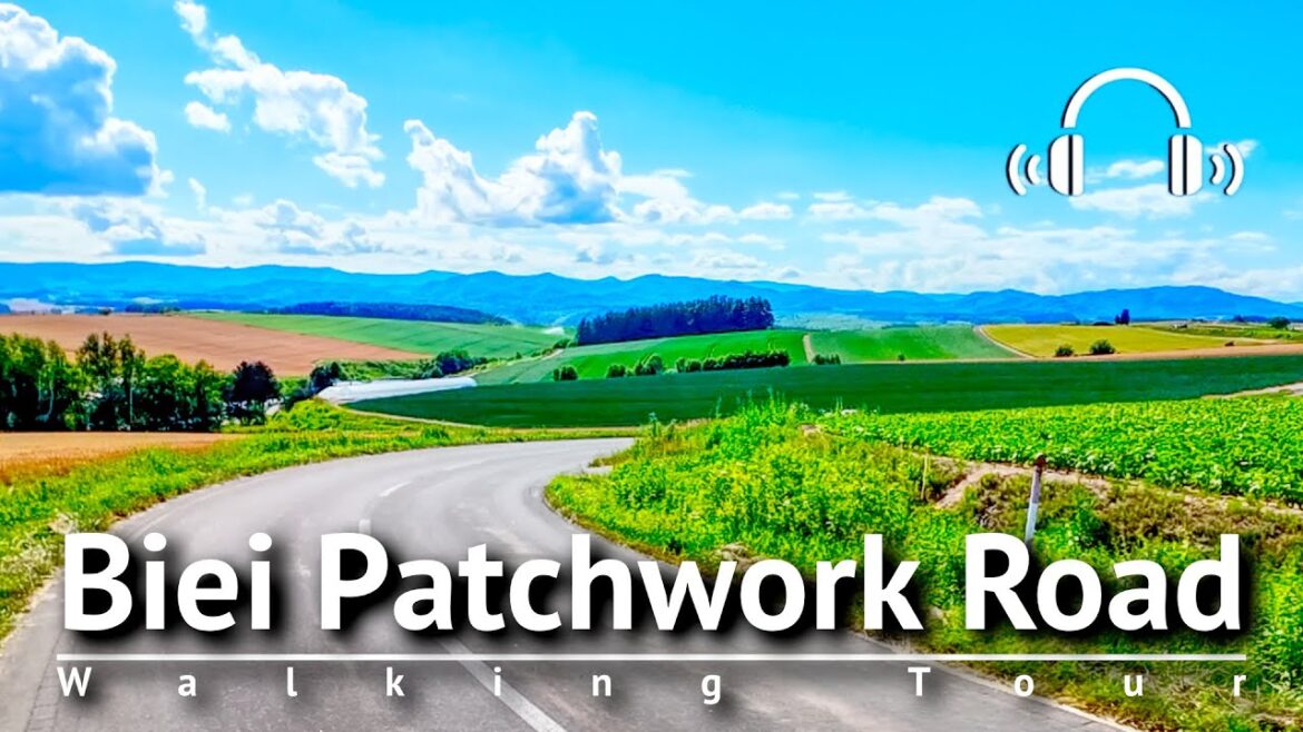 Biei Patchwork Road Walking Tour [Binaural]