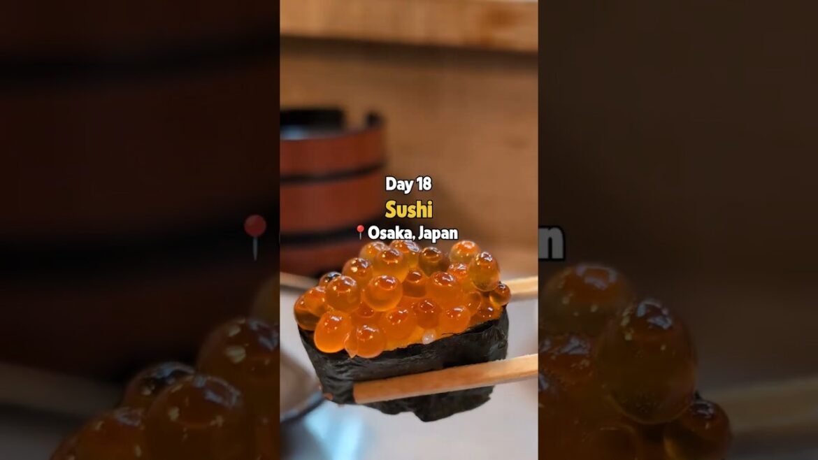 Best sushi restaurant in Osaka? 🍣 #shorts #japan #sushi
