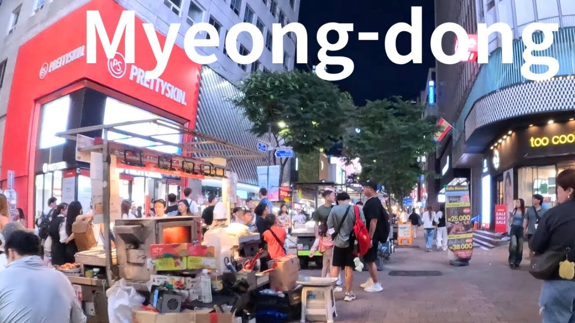 #445 [4K Ultra-wide video: Myeongdong food street in Seoul, Korea. Myeongdong# Walking# CityTour #445 [4K Ultra-wide video: Myeongdong food street in Seoul, Korea. Myeongdong# Walking# CityTour