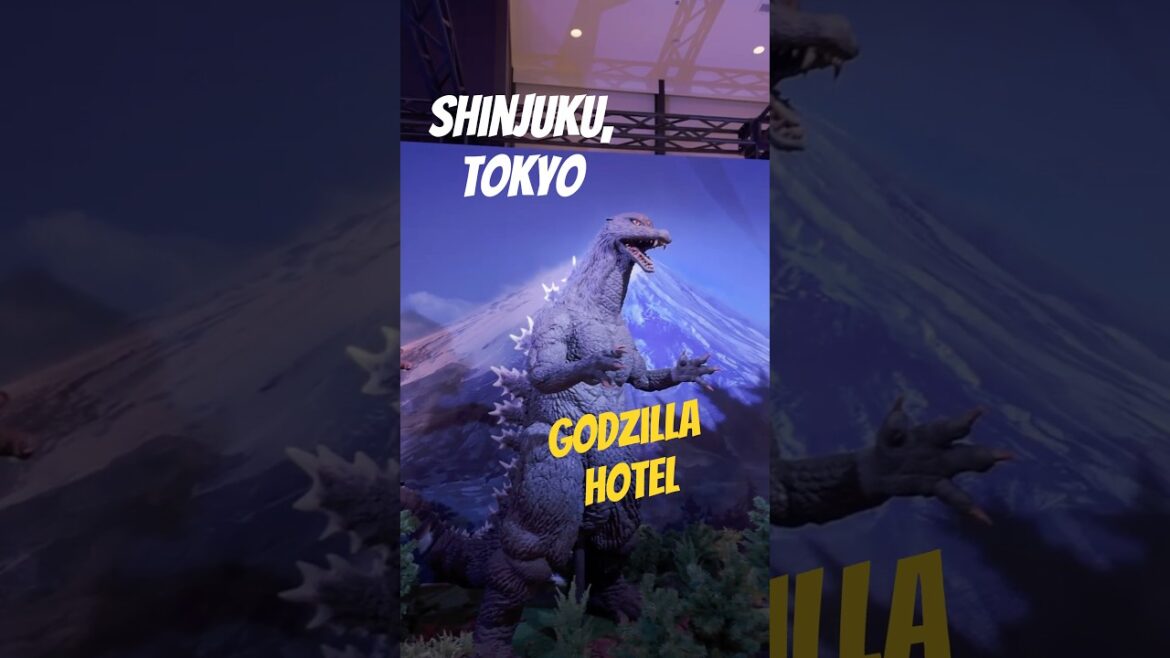 Godzilla Hotel | Hotel Gracery Shinjuku | Tokyo Japan Trip 2025 #travel #japan #일본 #tokyo #도쿄 #vlog