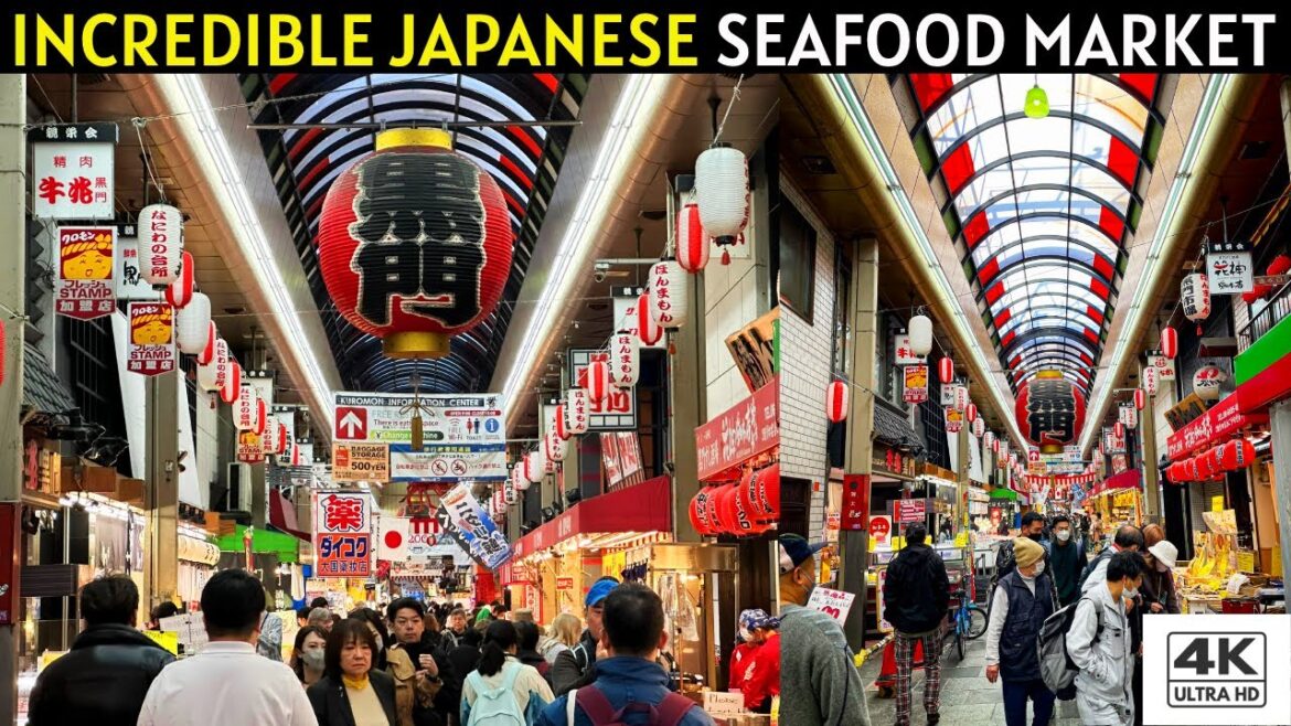 Seafood Paradise in OSAKA:🇯🇵 🦀 INCREDIBLE JAPANESE STREET FOOD