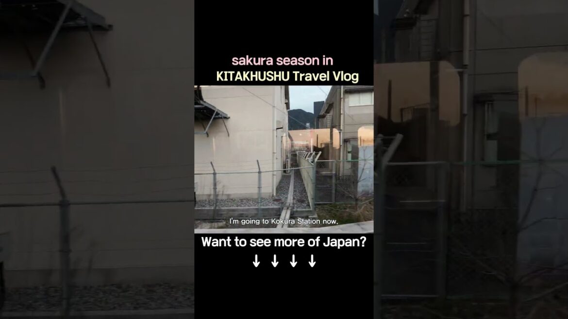 From Mojiko to Kokura by Train｜門司港駅から小倉駅へ電車の旅｜搭乘列車從門司港前往小倉 #travel #japantravel #japan