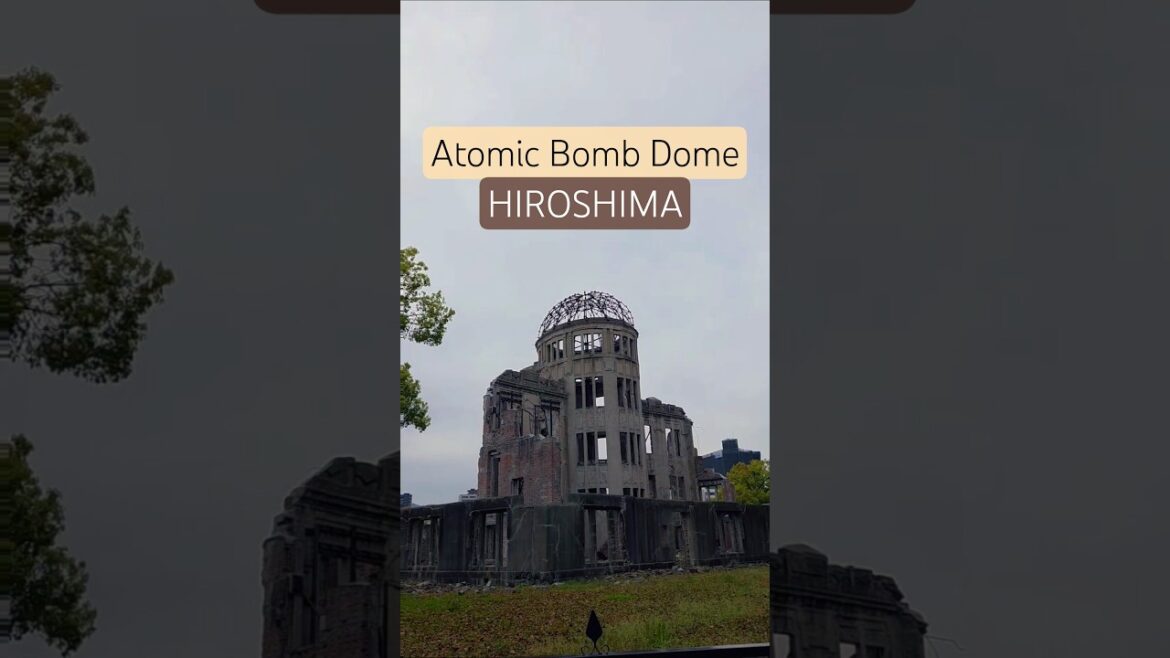 Where the Bomb Dropped: Hiroshima's ATOMIC BOMB DOME 🇯🇵 #shorts #hiroshima