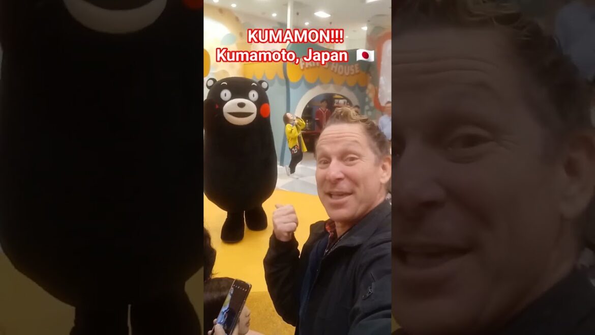 🇯🇵 KUMAMON!!! Best Japanese Mascot  Kumamoto, Japan  #japaneseculture #kumamon #kumamoto #mascots