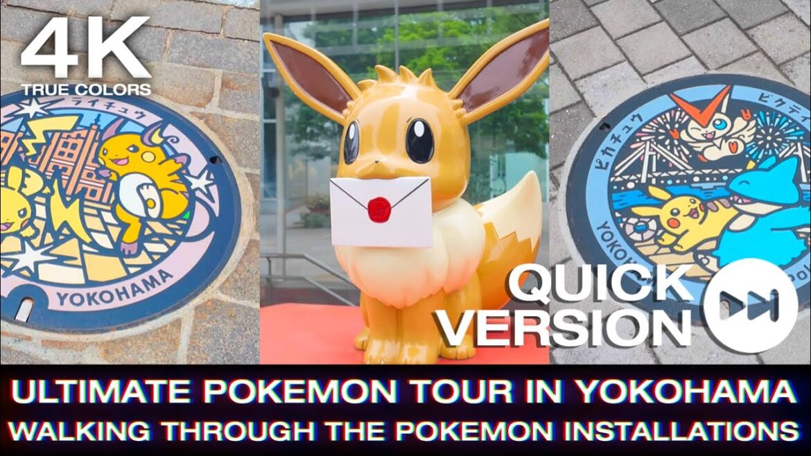 Ultimate Pokemon tour in Yokohama quick version – Walking through the Pokemon installations Ultimate Pokemon tour in Yokohama quick version - Walking through the Pokemon installations