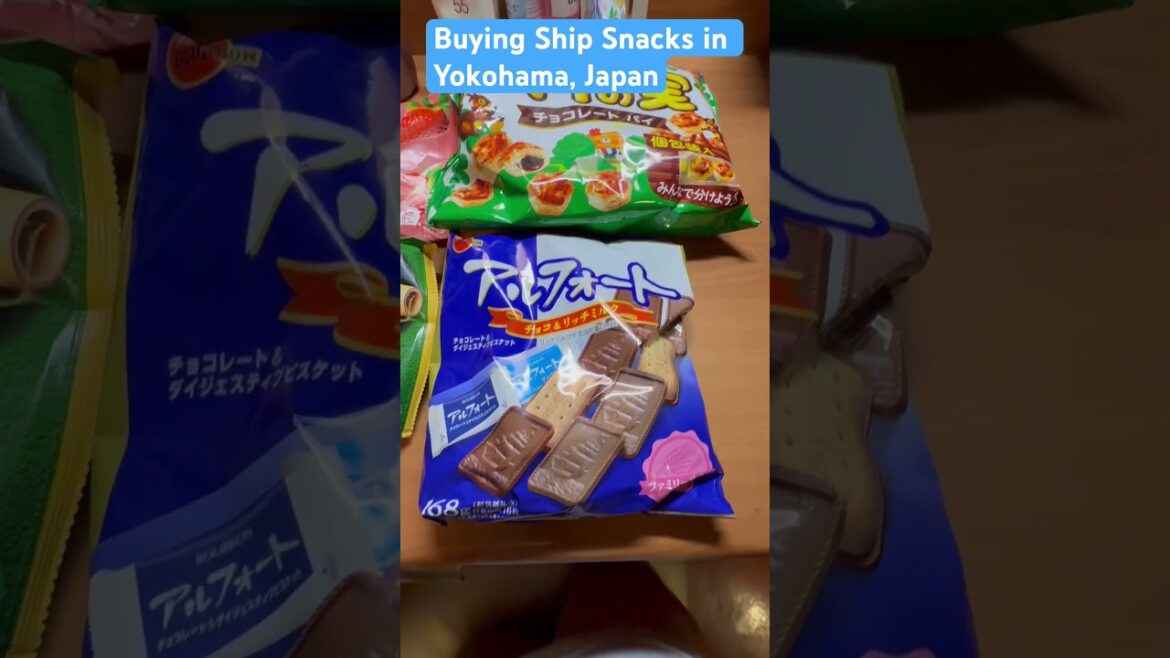 Buying Snacks in Yokohama, Japan on Diamond Princess Cruise Ship #crew #shiplife #travel