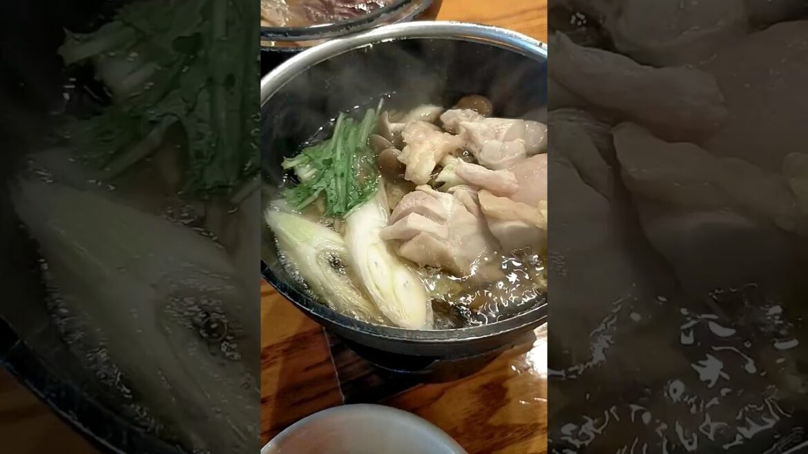 【鍋の二刀流!?】伊豆観光　天城高原「猪鍋＆鶏鍋オーダー☺️」伊豆グルメ　静岡旅行　静岡県伊豆市