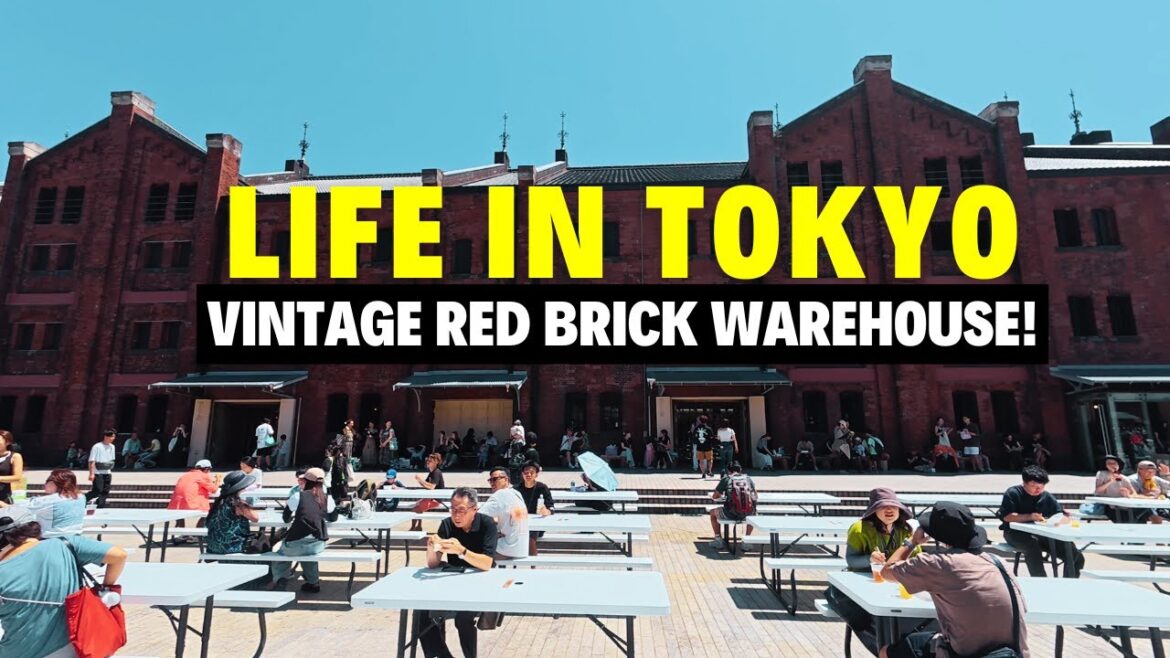 Life in Japan 🇯🇵 Minato Mirai Tour + Red Brick Warehouse Vintage Vibes!