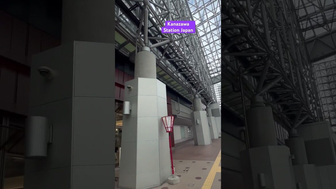 Kanazawa Station - Most Beautiful#kanazawa #japan #japantravel #travel #trending #jrailpass
