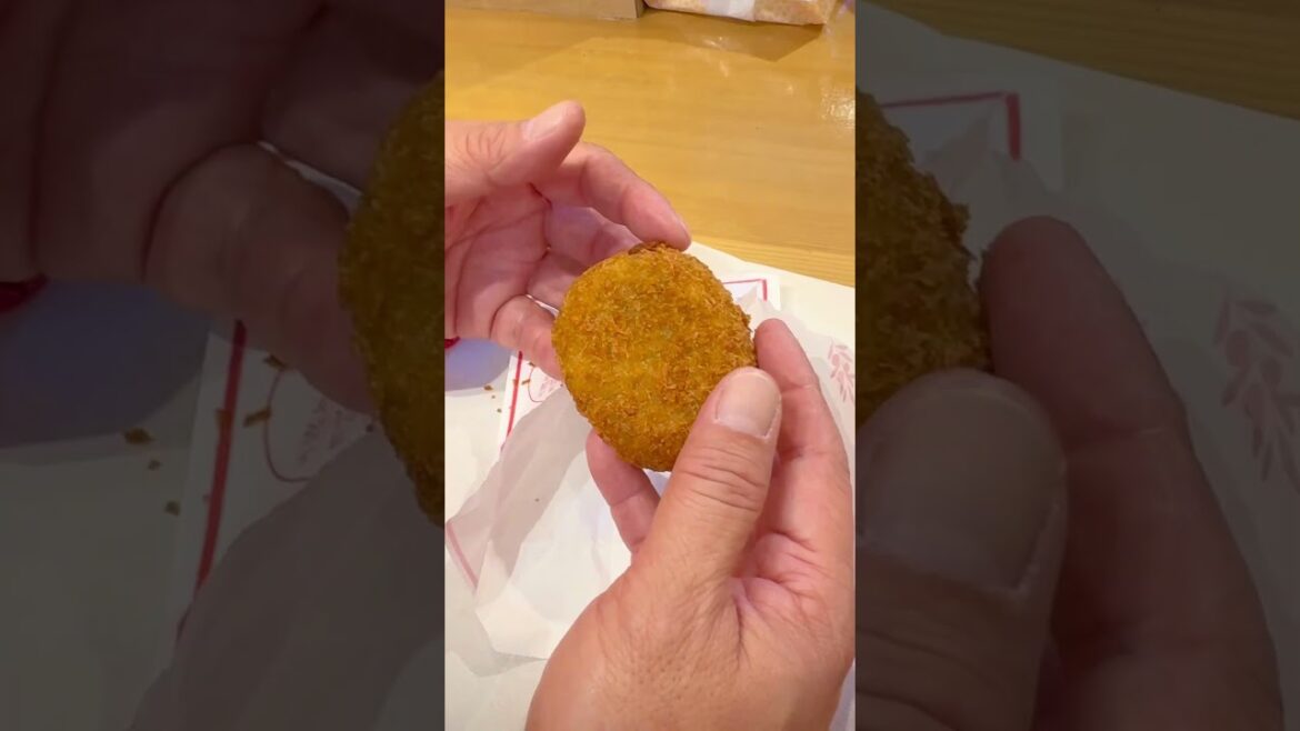 Matcha Chicken Croquette | Japanese Streetfood #youtubeshorts #shorts #short #shortvideo #ytshorts