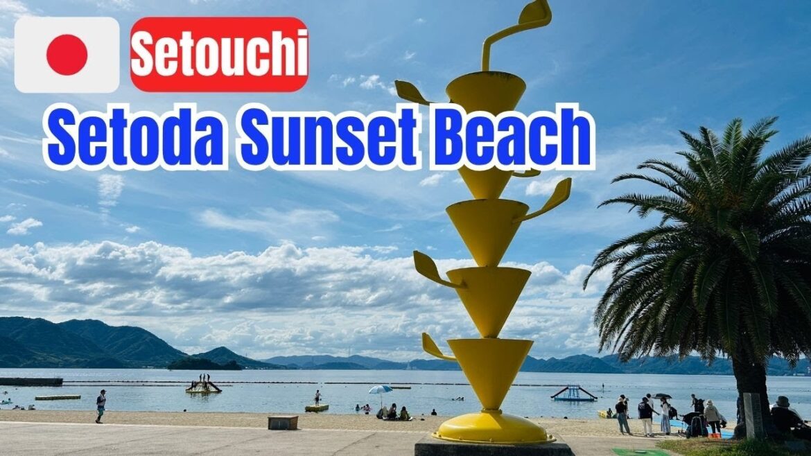 【🇯🇵Setouchi・Ikuchi Island】🏖️Setoda Sunset Beach｜Scenic & Well-Equipped Stop on the Shimanami Kaido