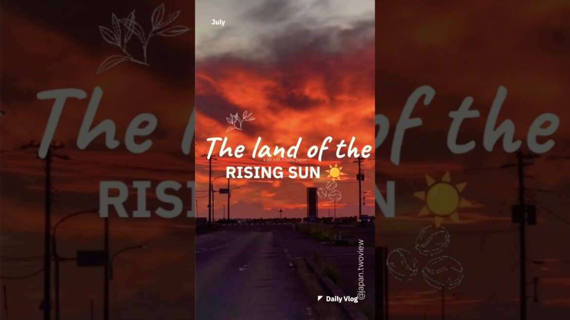 Land of the rising sun Japan 🇯🇵 ☀️#japan #ghibli #anime #travel #chiba #explorejapan #japantravel