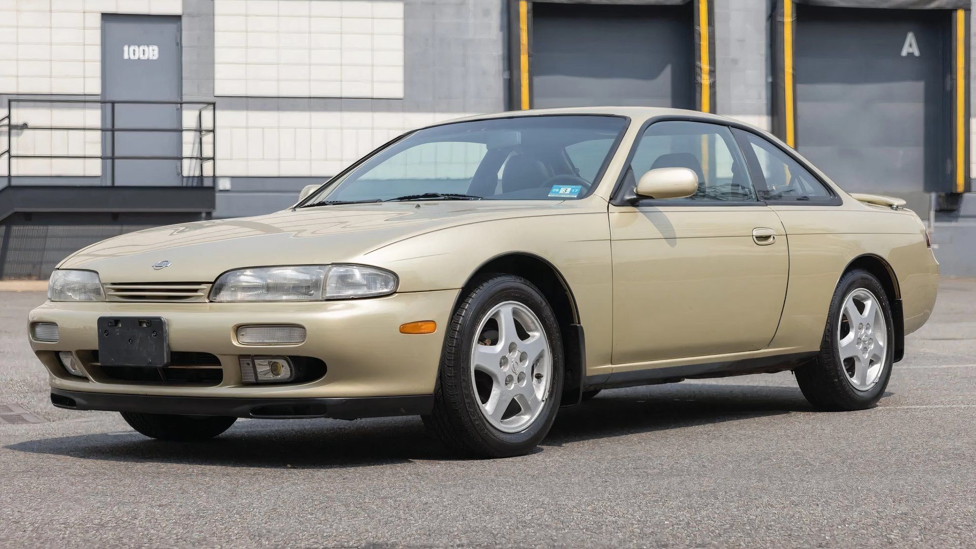 1995 Nissan 240SX rear 3/4 shot