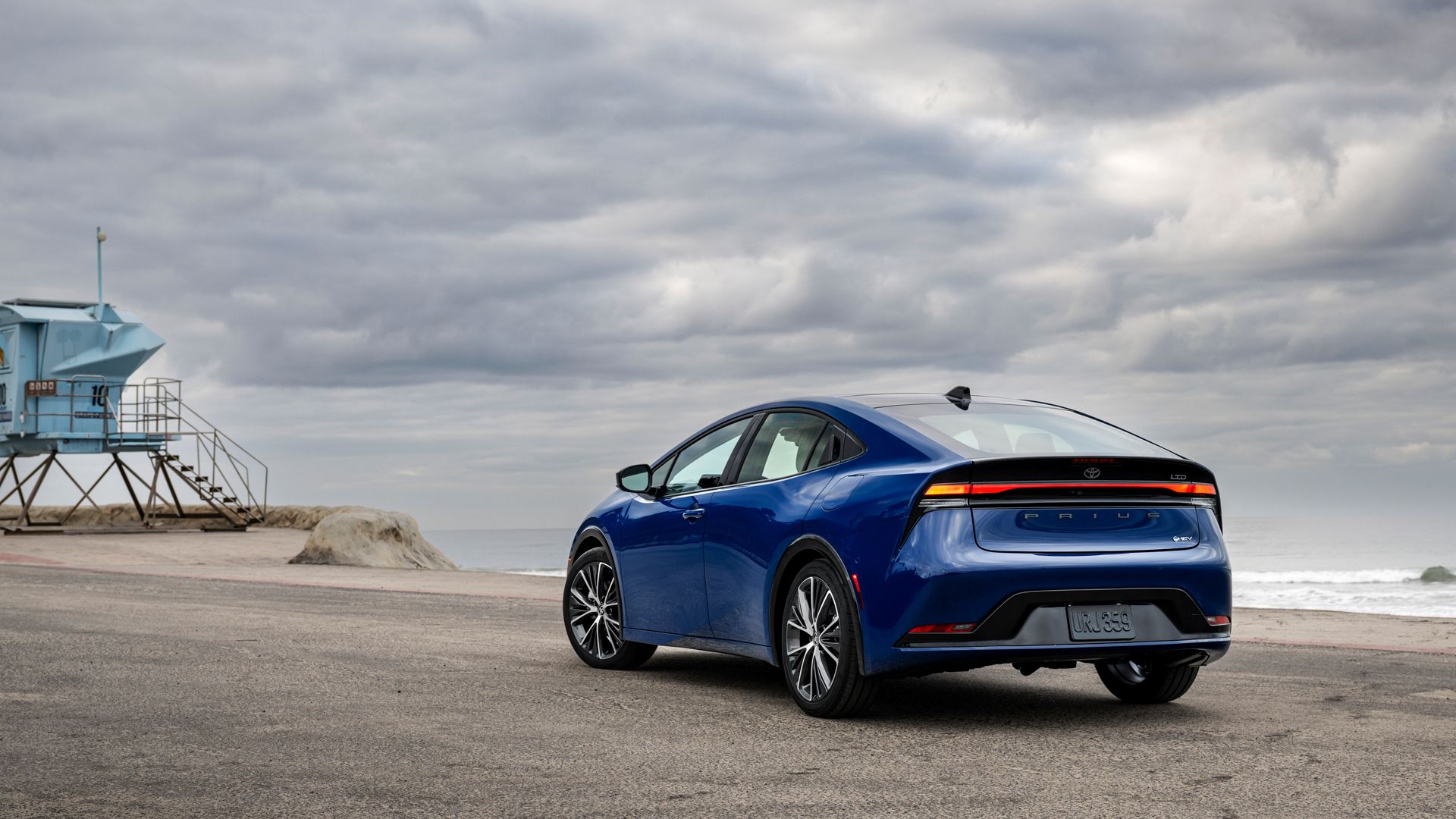 blue 2025 Toyota Prius