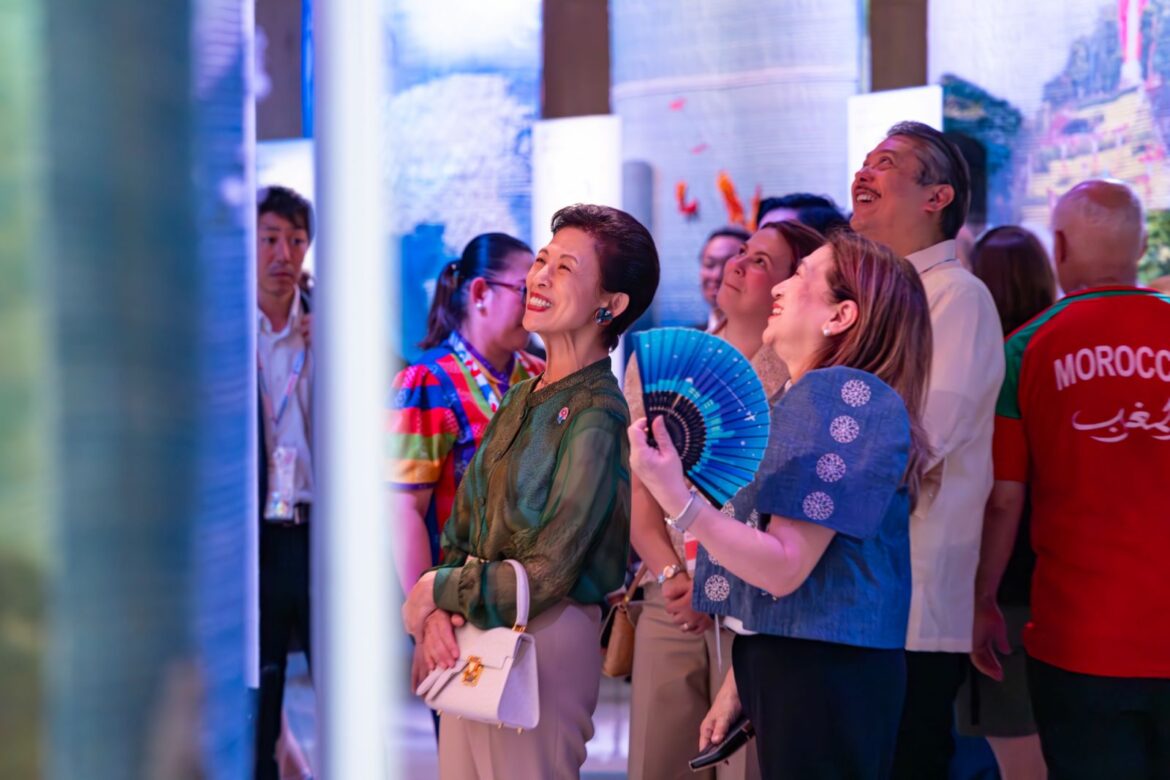 Her Imperial Highness Princess Takamado graced the Philippine Pavilion at Expo 2025 Osaka Her Imperial Highness Princess Takamado at the Philippine Pavilion (Photo: Tourism Promotions Board)