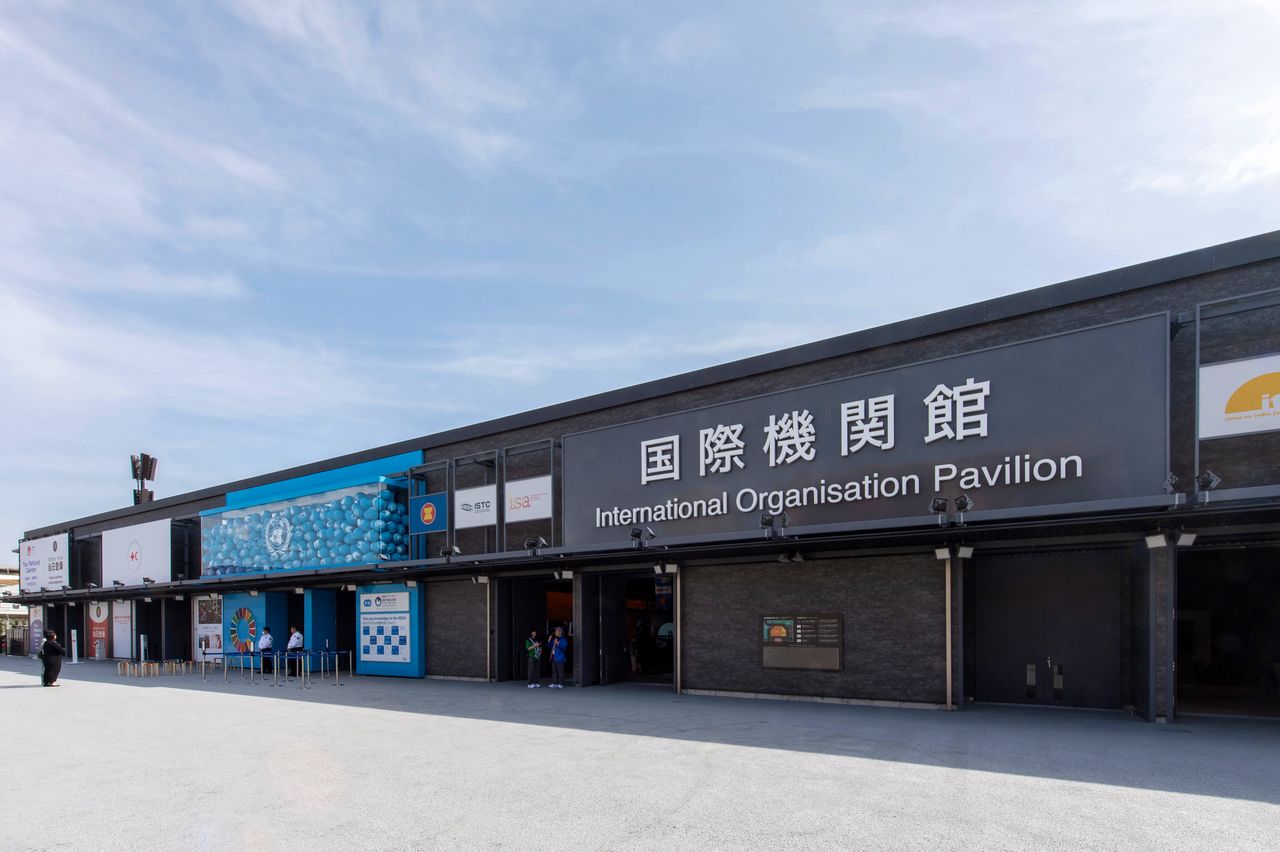  An exterior view of the pavilion. (© Nippon.com)