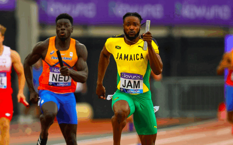 Jamaica’s Men’s 4x100m relay team books Tokyo spot with season-best performance