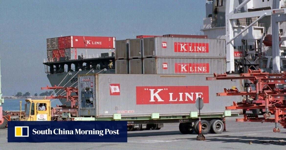 Japanese shipping giant K-Line to divert US services over Trump tariff fears, CEO says Japanese shipping giant K-Line to divert US services over Trump tariff fears, CEO says