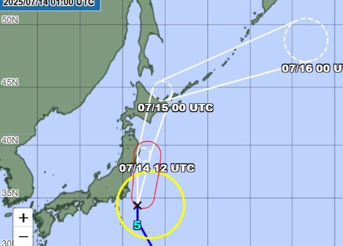 Tropical Storm Nari moves northward, with possible landfall Tuesday