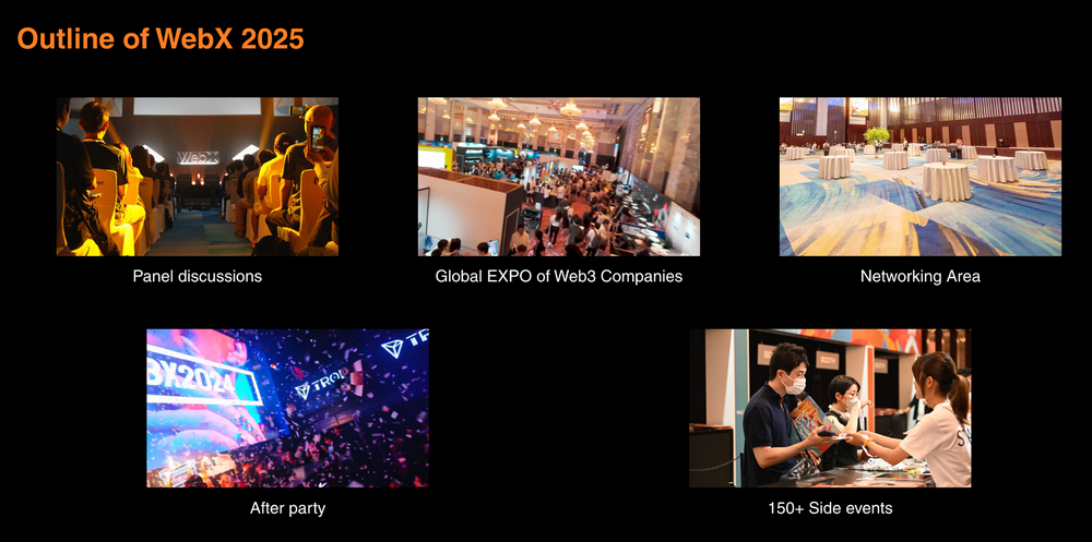 WebX, Japan's largest Web3 event, will be held in Tokyo from August 25th to 26th in 2025.