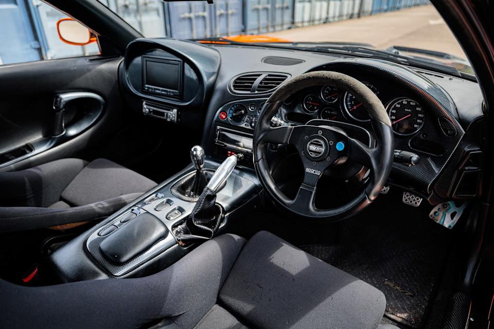 hans 1992 mazda rx7 interior