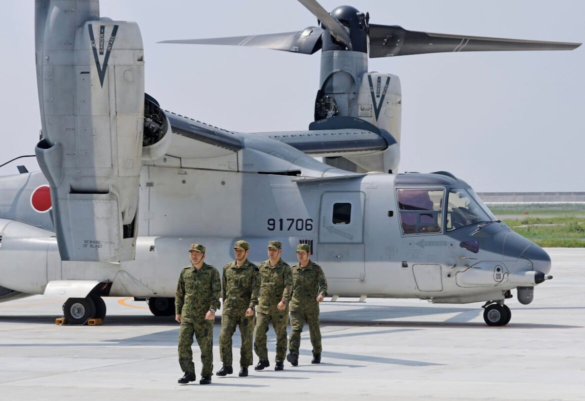 Japan starts deploying Osprey fleet at a new base with an eye on China