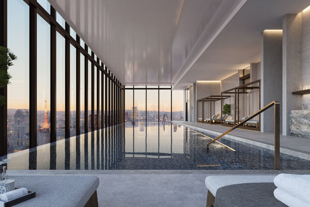 Fairmont Tokyo swimming pool 