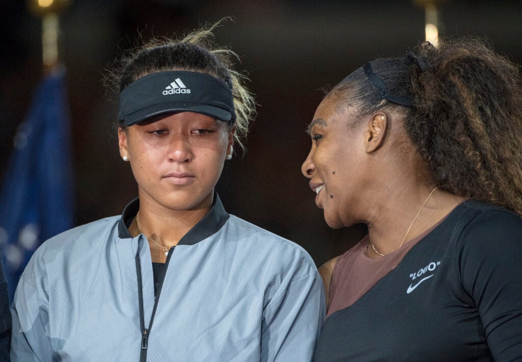 Naomi Osaka and Serena Williams seen together after the 2018 US Open final
