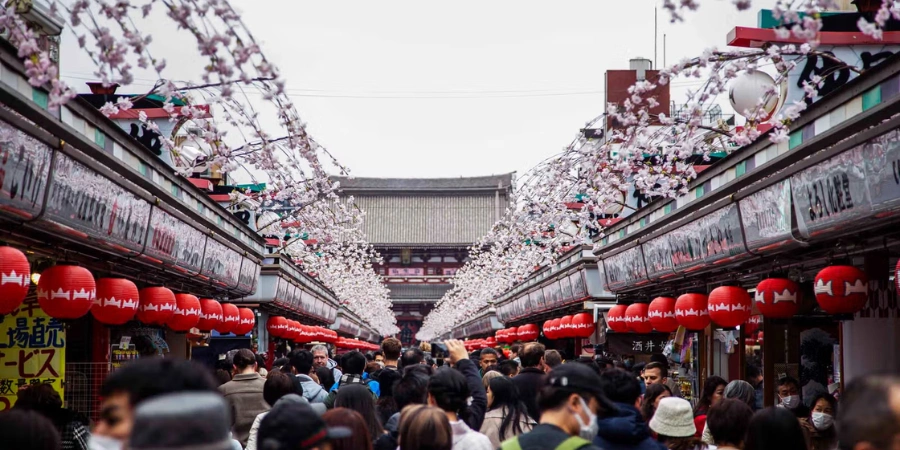 Crowded in Asakusa