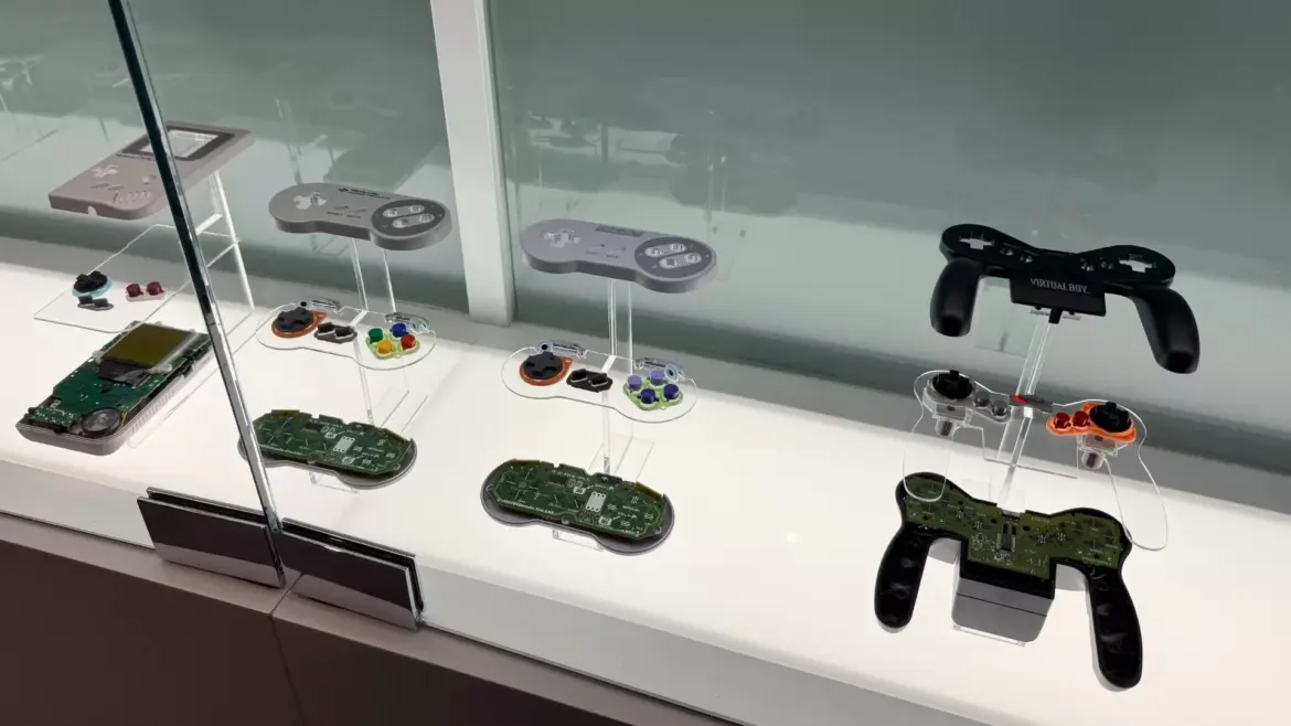 Nintendo Museum Kyoto: Nintendo Controllers Exploded view (Photo: Alex Kidman)