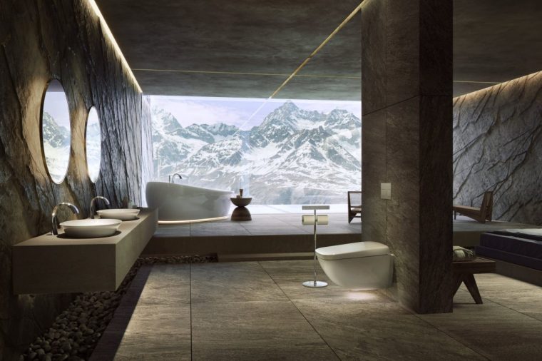 Japanese toilets are becoming a must have luxury item among those who want to impress their friends (Photo: TOTO UK)