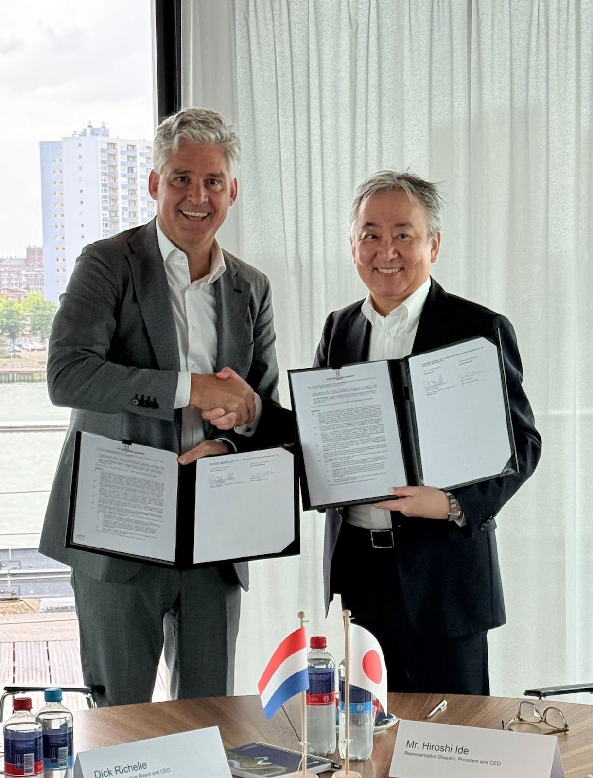 Parties sign for the development of an ammonia terminal in Japan