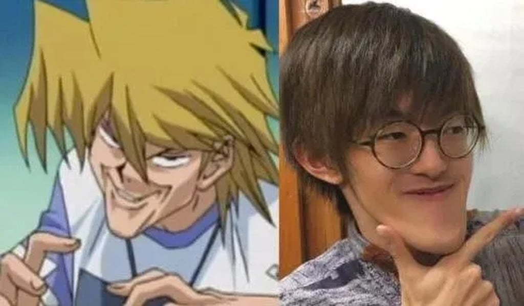 Some people have likened Jonouchi to a cartoon character because of his unique jawline. Photo: QQ.com