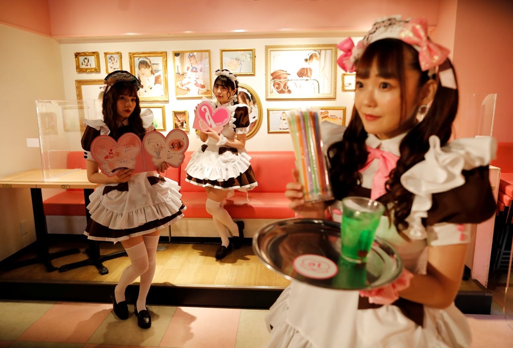 Japan’s maid cafes have become a popular cultural phenomenon, attracting both locals and international tourists. Photo: Reuters/Issei Kato