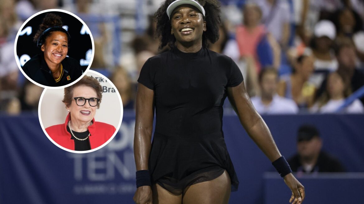 Naomi Osaka and Billie Jean King both send messages to Venus Williams after her first round win at the Washington Open Naomi Osaka and Billie Jean King both send messages to Venus Williams after her first round win at the Washington Open
