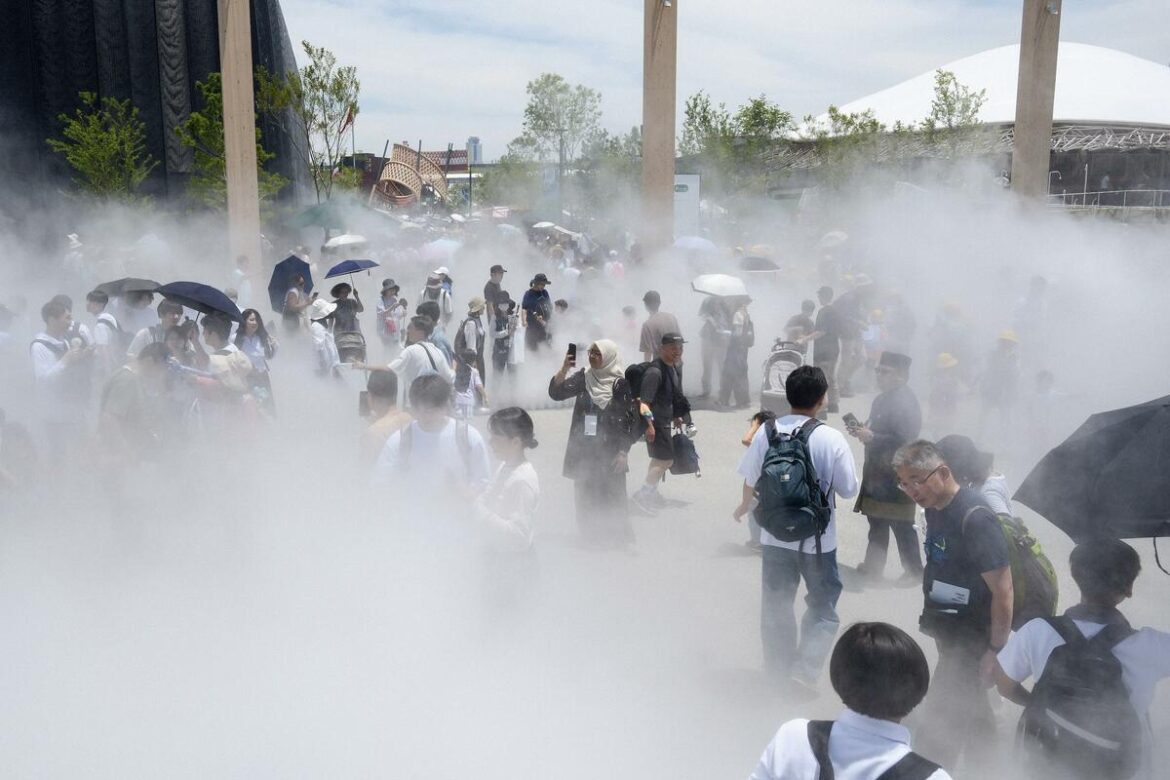 Osaka expo moves into full gear to fight heat exhaustion