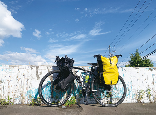 The first day of the second half of the Hokkaido Bicycle Tour, which began with clear weather.
